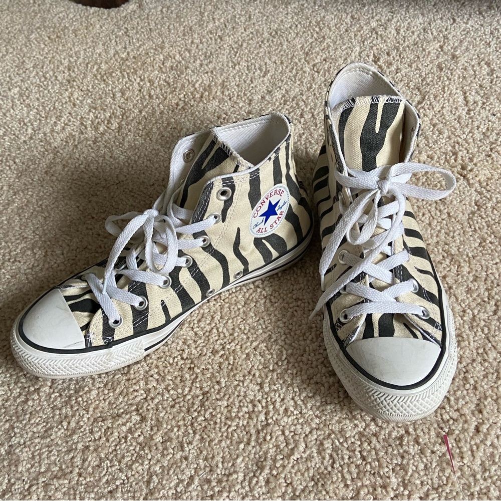 Zebra Print Converse
